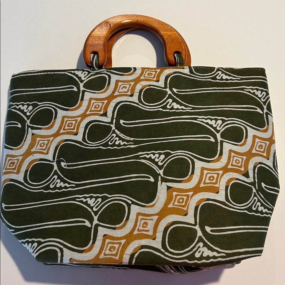 FINAL SALE Batik fabric handmade bag